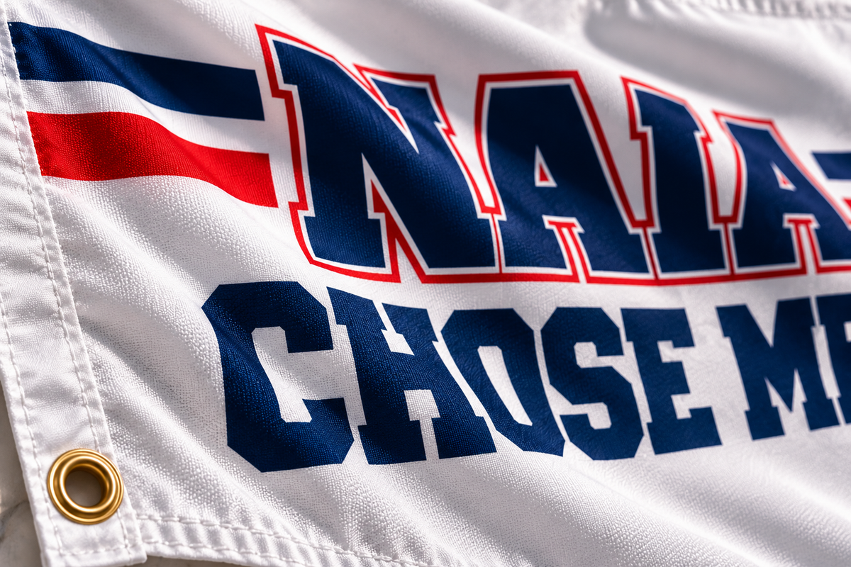NAIA Chose Me Flag
