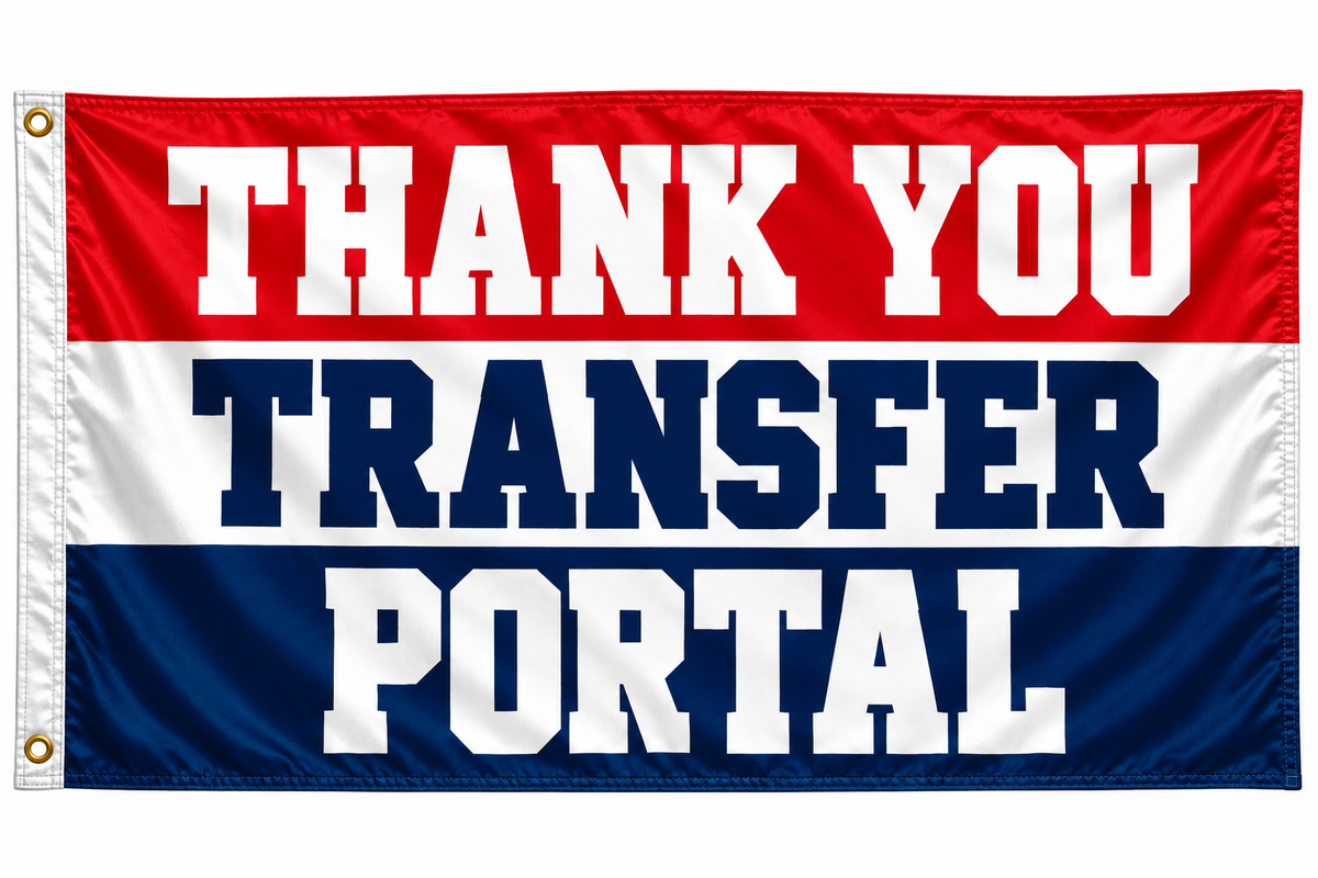 Thank you Transfer Portal Flag